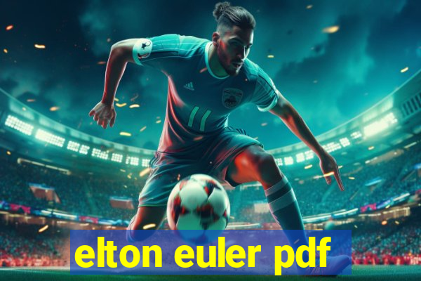 elton euler pdf